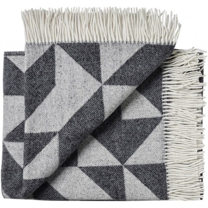 Silkeborg Twist a Twill plaid - 190 x 130 cm - Dark Grey