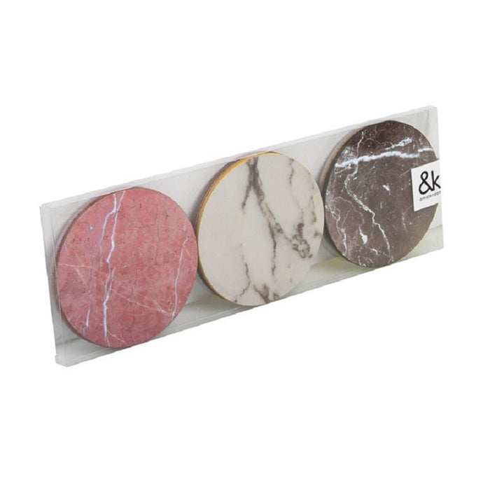 &k amsterdam Onderzetters Kurk 6 st.