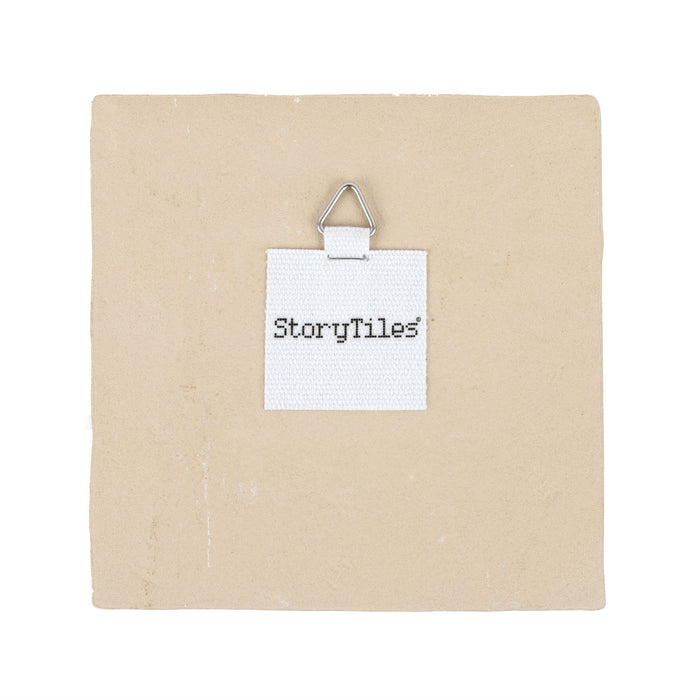 StoryTiles On a Sunday Morning Wandtegel 10 x 10 cm
