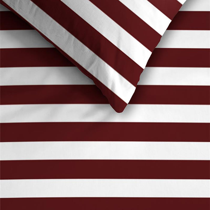 Ambiante Orsin Dekbedovertrek 140 x 200/220 cm - Donkerrood