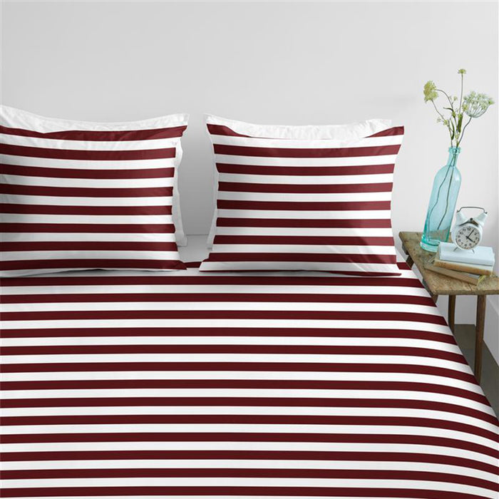 Ambiante Orsin Dekbedovertrek 140 x 200/220 cm - Donkerrood