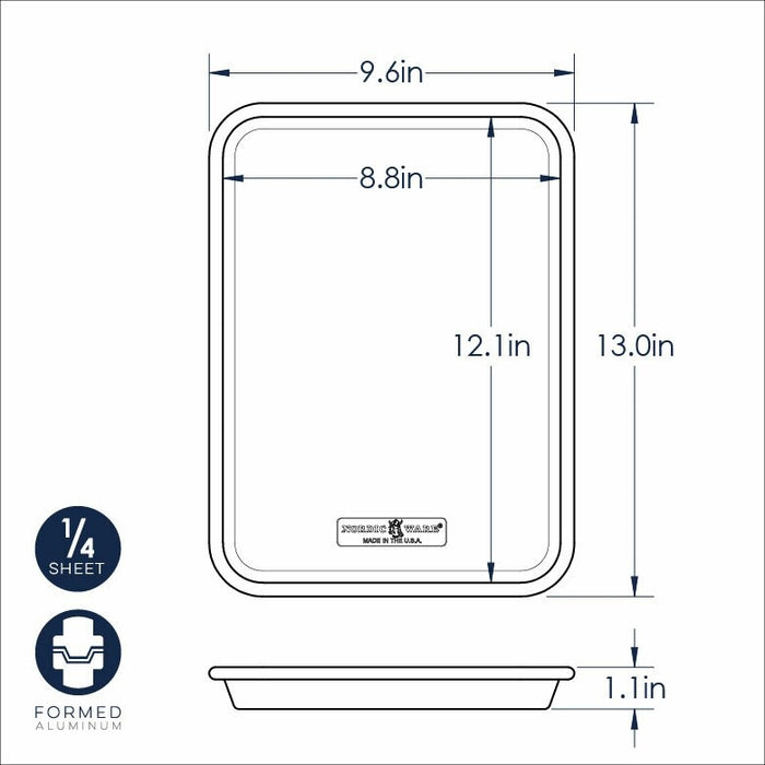 Nordic Ware - Bakplaat, 33 x 24,4 cm, Aluminium - Nordic Ware | Natura