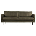 WOOOD Rodeo Classic 2,5-zitsbank - Eco-leder -  Army