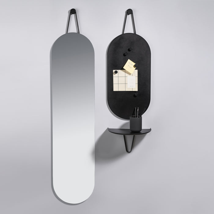 Zone Denmark A-Bulletin Magneetbord + 5 Magneten - Zwart