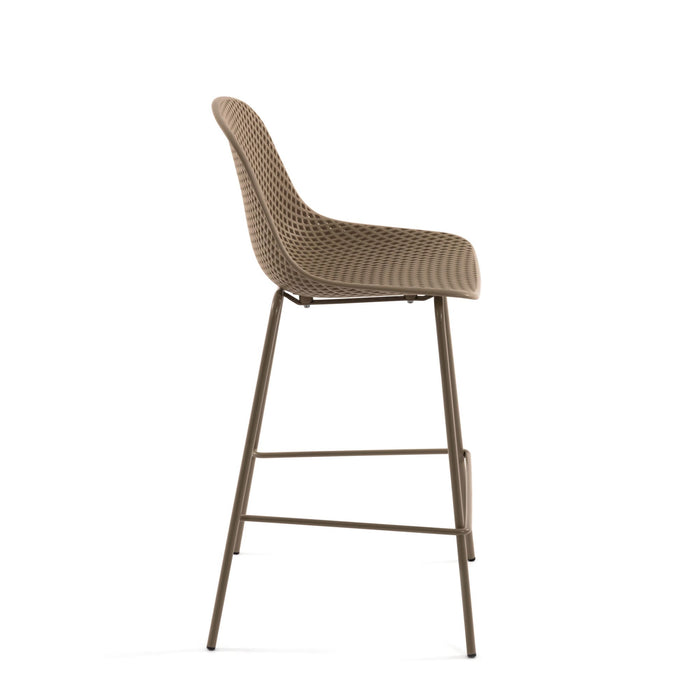 Kave Home - Kruk Quinby beige hoogte 75 cm