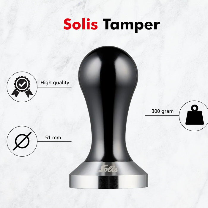 Solis Tamper 51 mm - Geschikt voor 51 mm portafilters