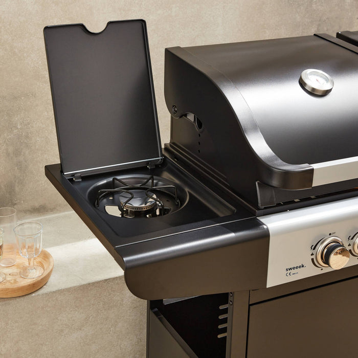 sweeek - Barbecue 2 in 1 gas en houtskool