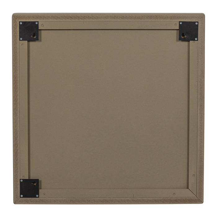 WOOOD Fiona Schilderij  60X60 - Vergrijsd groen