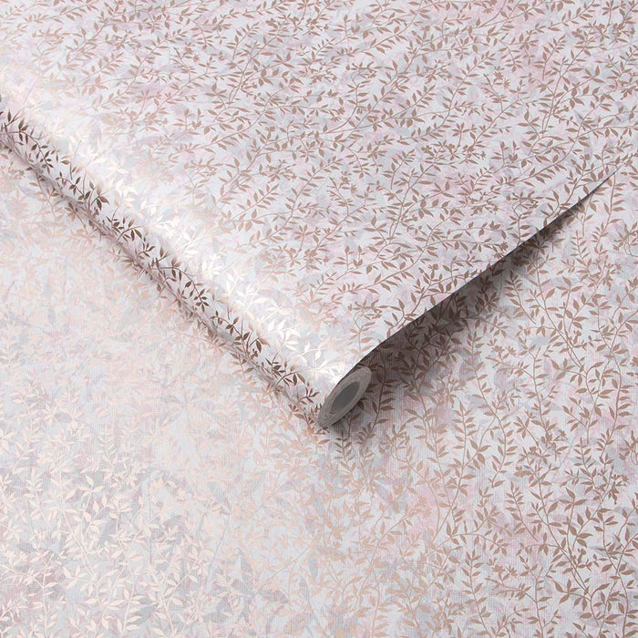 Graham & Brown vliesbehang Botany Soft Rose Gold roze
