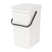 Brabantia Sort & Go Afvalemmer / Opberger 12 Liter - Wit