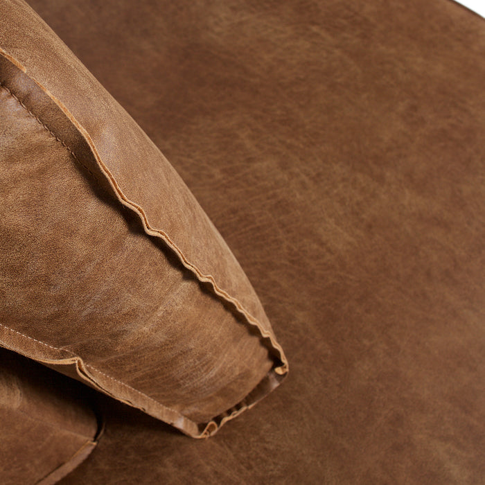 WOOOD Rodeo Hoekbank Links - Eco-leder -  Cognac