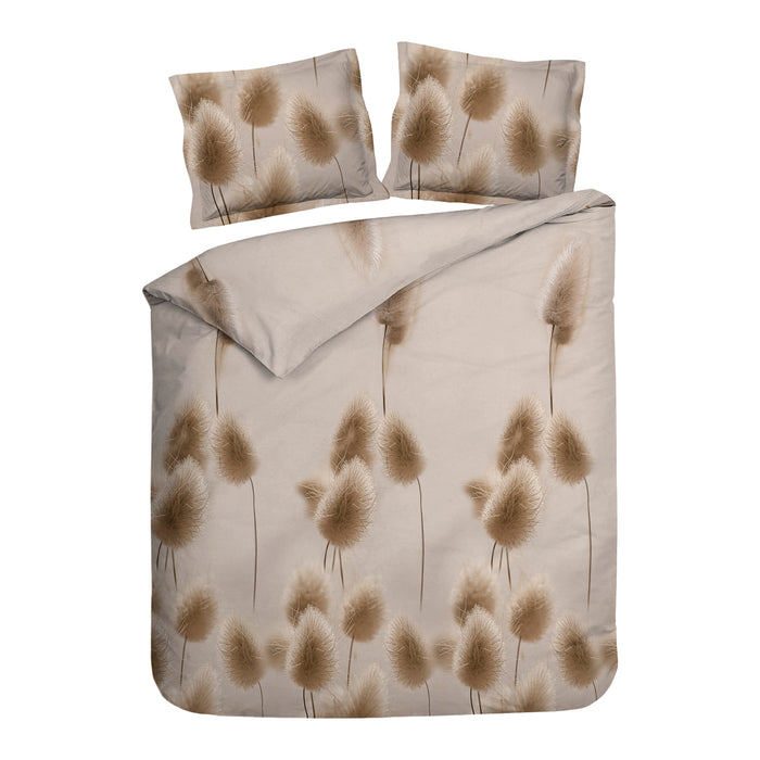 Heckett & Lane Jonas Dekbedovertrek 240 x 200TC/220 cm - Buff Beige