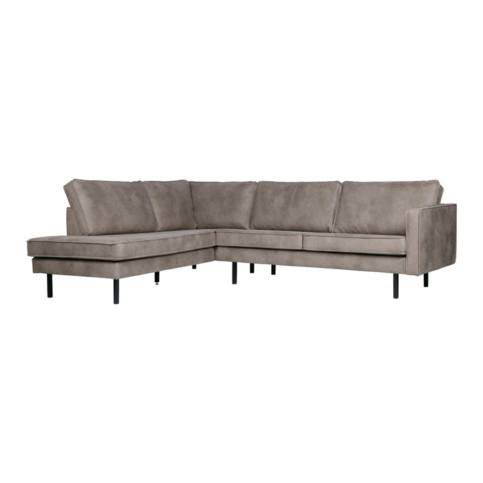 WOOOD Rodeo Hoekbank Links - Eco-leder -  Elephant