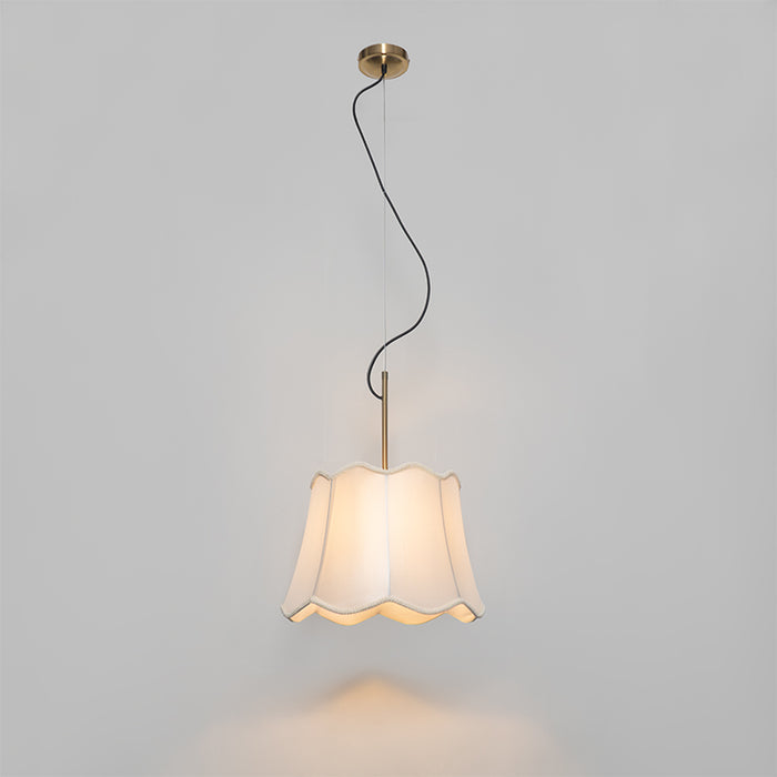 QAZQA Hanglamp nona - Wit - Klassiek | Antiek - D 40cm