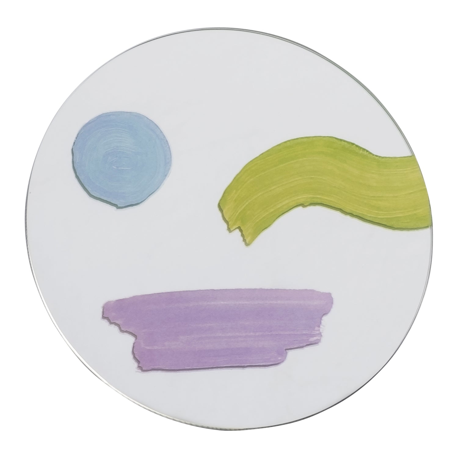 &k amsterdam Canvas Staande Spiegel - Rond
