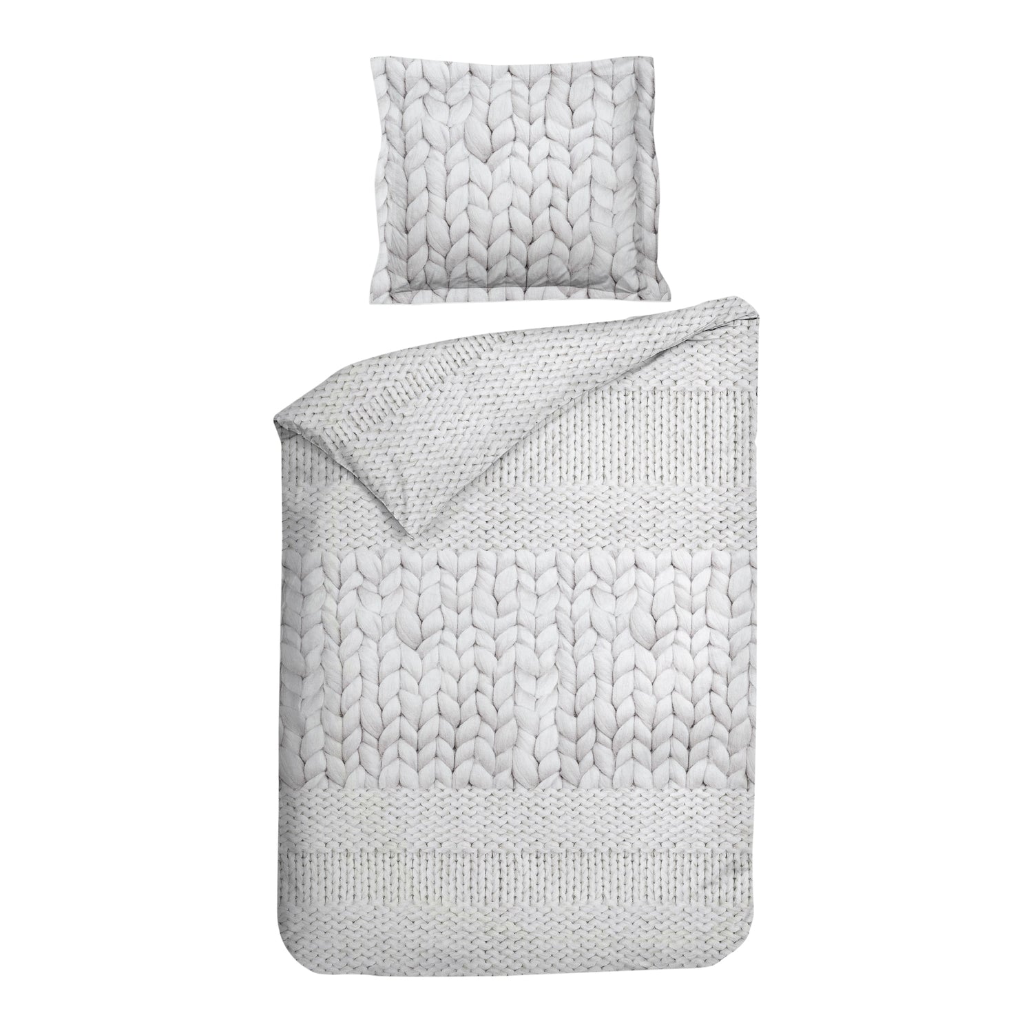 Heckett & Lane Paddy Dekbedovertrek 140 x 200TC/220 cm - Frost White