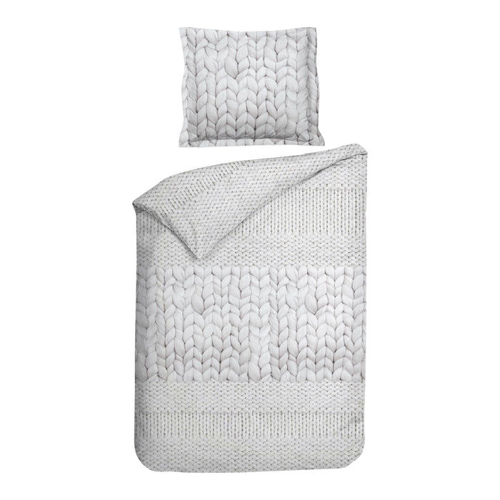 Heckett & Lane Paddy Dekbedovertrek 140 x 200TC/220 cm - Frost White