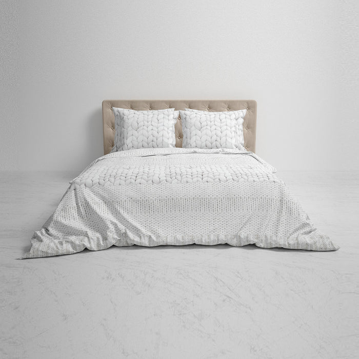 Heckett & Lane Paddy Dekbedovertrek 200TC x 200TC/220 cm - Frost White
