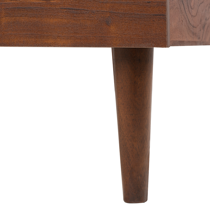 Beliani - MIALET - Bed - Donkerbruin - 180 x 200 cm - Vezelplaat