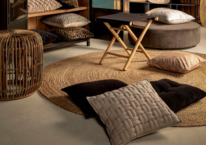 Dutch Decor sierkussen Valerie - 40x60 cm Raven