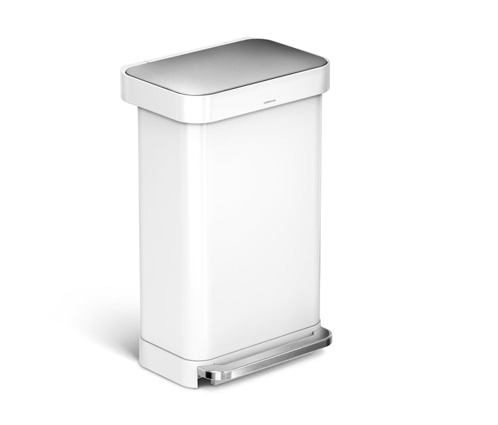 Simplehuman Rectangular Liner Pocket Pedaalemmer  45 Liter