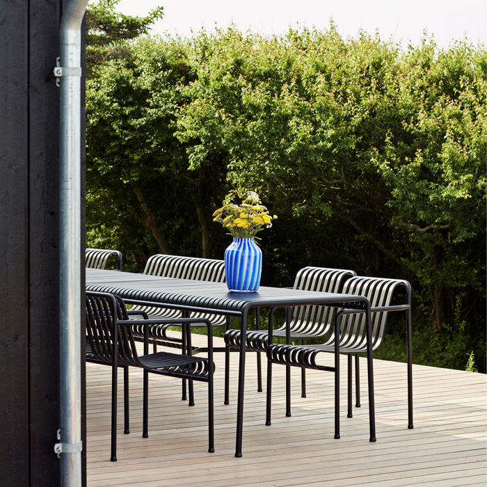 HAY Palissade Stoel met Armleuning - Antraciet