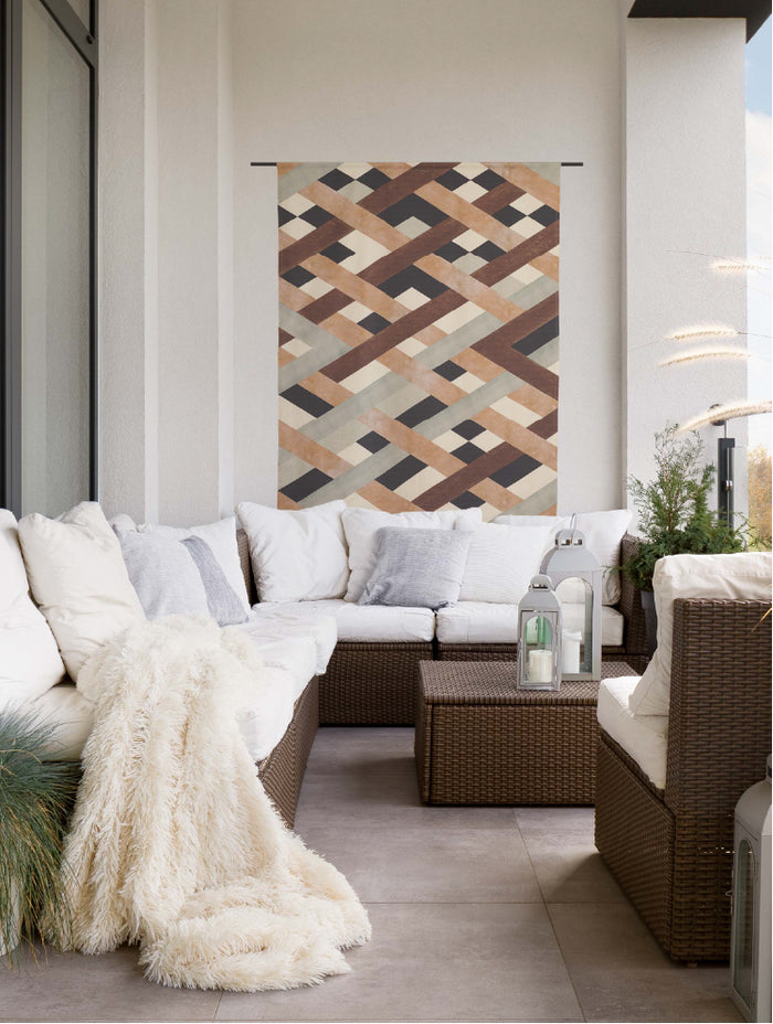 Urban Cotton - Timber Medium - Wandkleed Outdoor