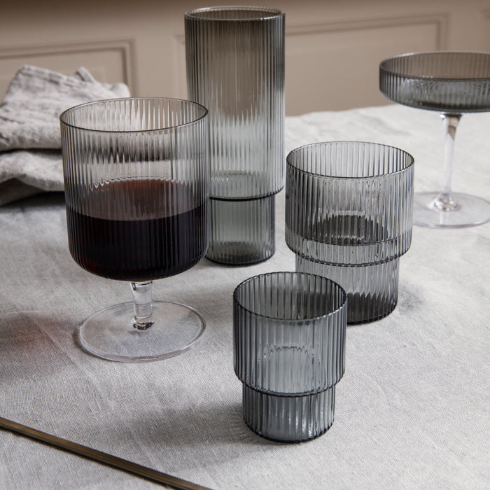 Ferm Living Ripple Glazen Set van 4