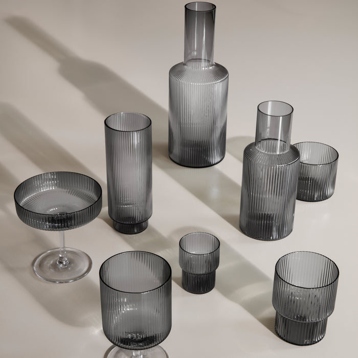 Ferm Living Ripple Glazen Set van 4
