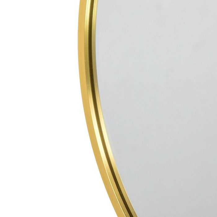 Fragix Alux Wandspiegel - Goud - Aluminium Ø60