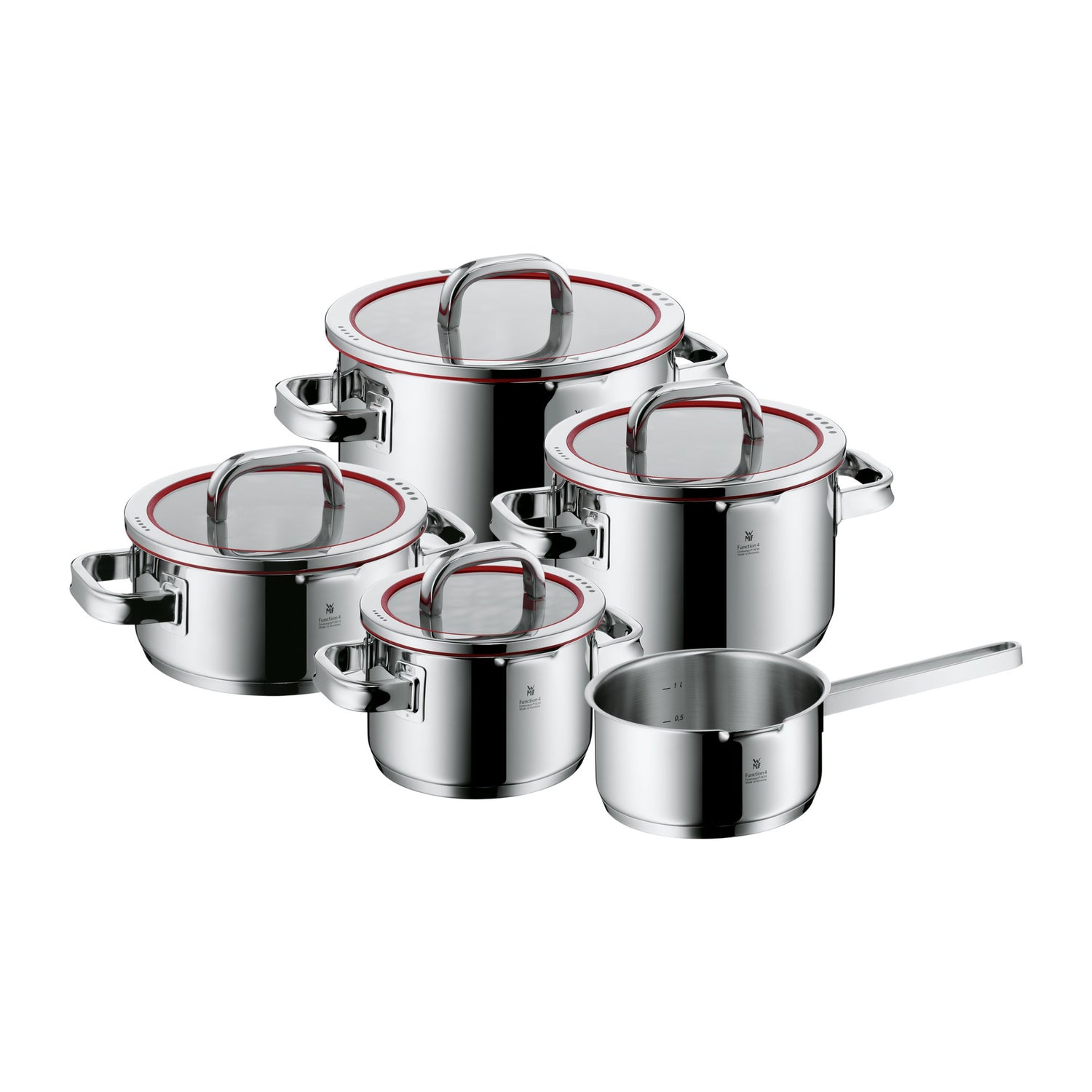 WMF Function 4 Pannenset 5-delig