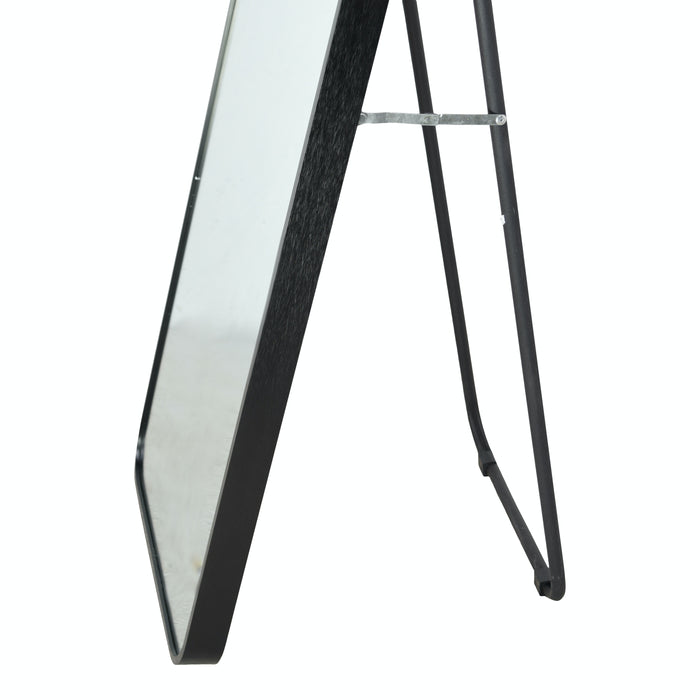 Fragix Alux Passpiegel staand|hangend - Zwart - Aluminium - 150x40