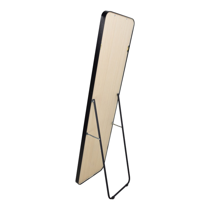 Fragix Alux Passpiegel staand|hangend - Zwart - Aluminium - 150x40