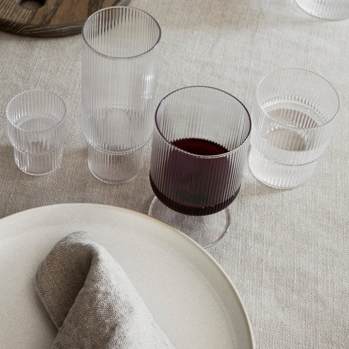 Ferm Living Ripple Wijnglazen 2 st.