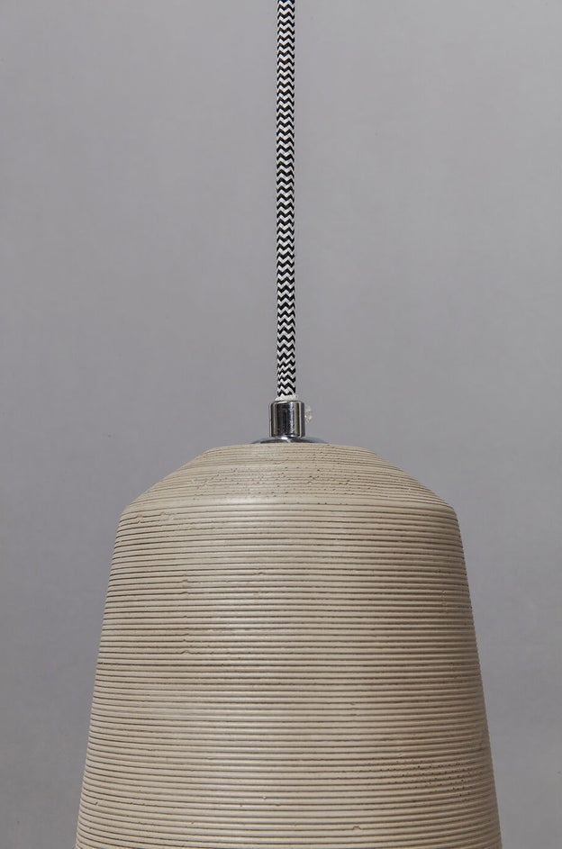 Kare Design Dining Concrete 5-Lichts Hanglamp - Grijs Beton