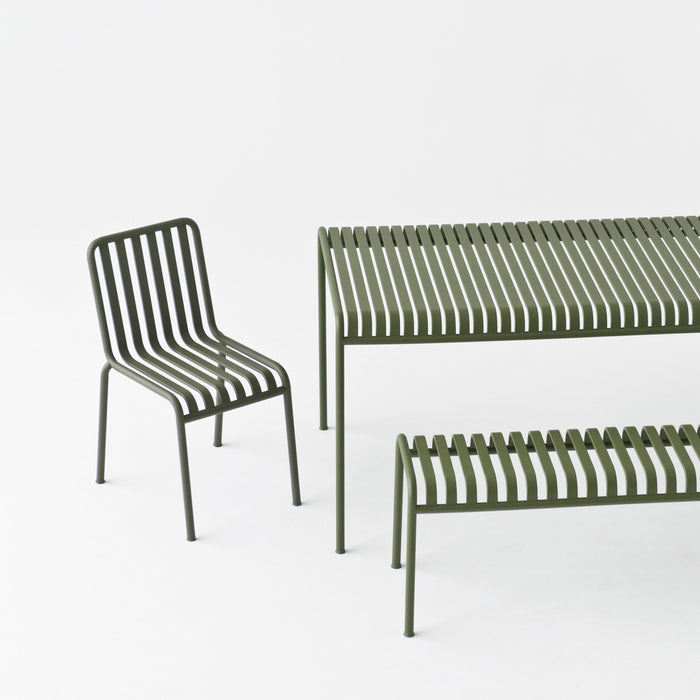 HAY Palissade Tuinbank 120 cm - Lichtgrijs