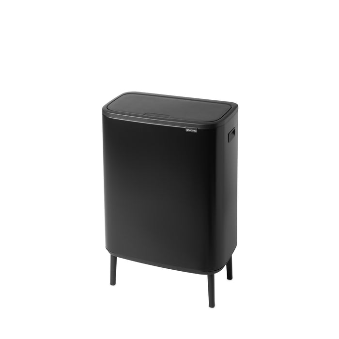 Brabantia Bo Touch Bin Hi Afvalemmer 2 x 30 L - Zwart