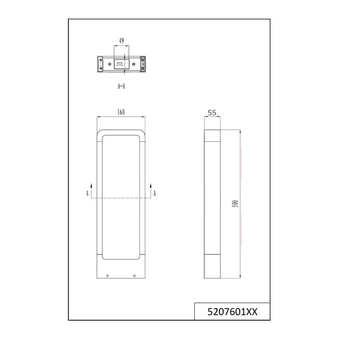 Trio Reno Sokkellamp