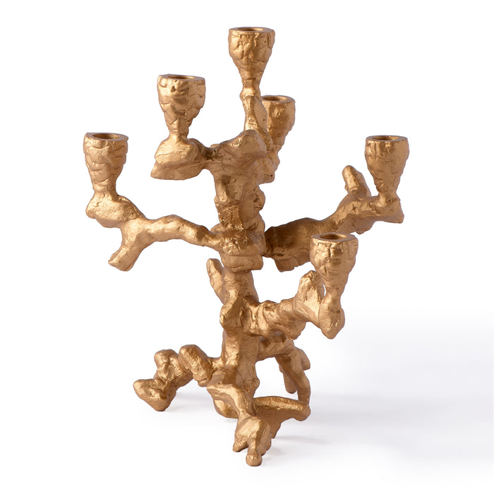 POLSPOTTEN Apple Tree Kandelaar S - Goud
