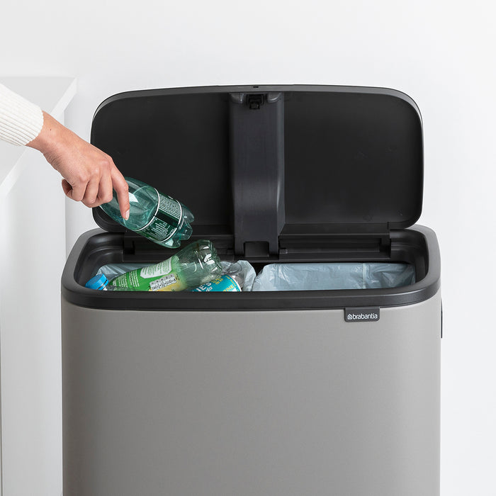 Brabantia Bo Touch Bin Hi 60 Liter (2x30 Liter)