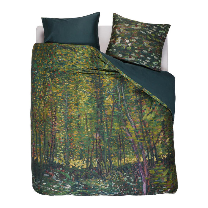 Beddinghouse x Van Gogh Museum Trees Dekbedovertrek 200 x 200/220 cm - Groen