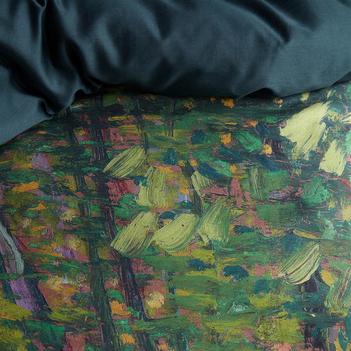 Beddinghouse x Van Gogh Museum Trees Dekbedovertrek 200 x 200/220 cm - Groen