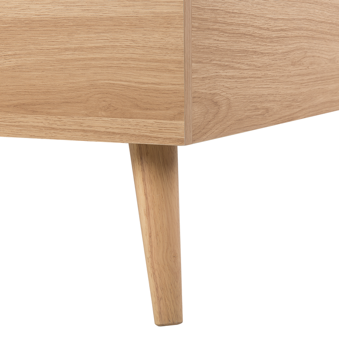 Beliani - SERRIS - Bed - Lichte houtkleur - 180 x 200 cm - MDF