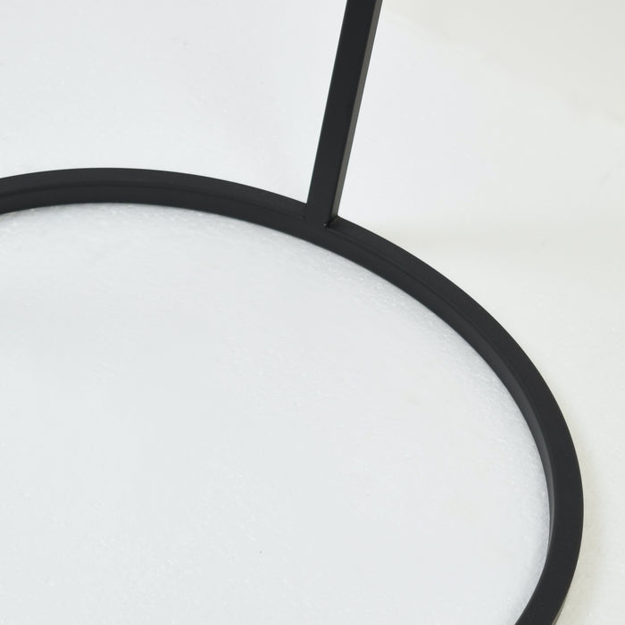 LOFT42 Jimmy Bijzettafel - Metaal - Mat Zwart -35x35x66