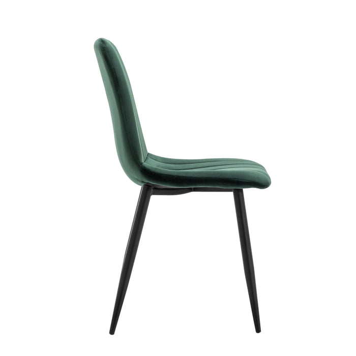 Furnihaus Eetkamerstoelen Set van 2 Fox Groen