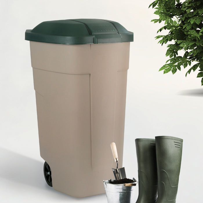 Keter Verrijdbare Afvalemmer 110 Liter