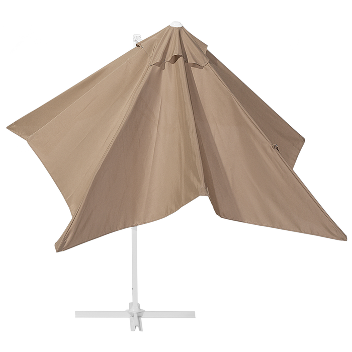 Beliani - MONZA - Zweefparasol - Beige - Polyester