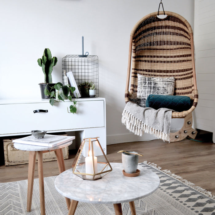 Zuiver White Stone Bijzettafel Small