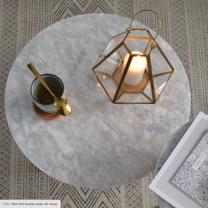 Zuiver White Stone Bijzettafel Small