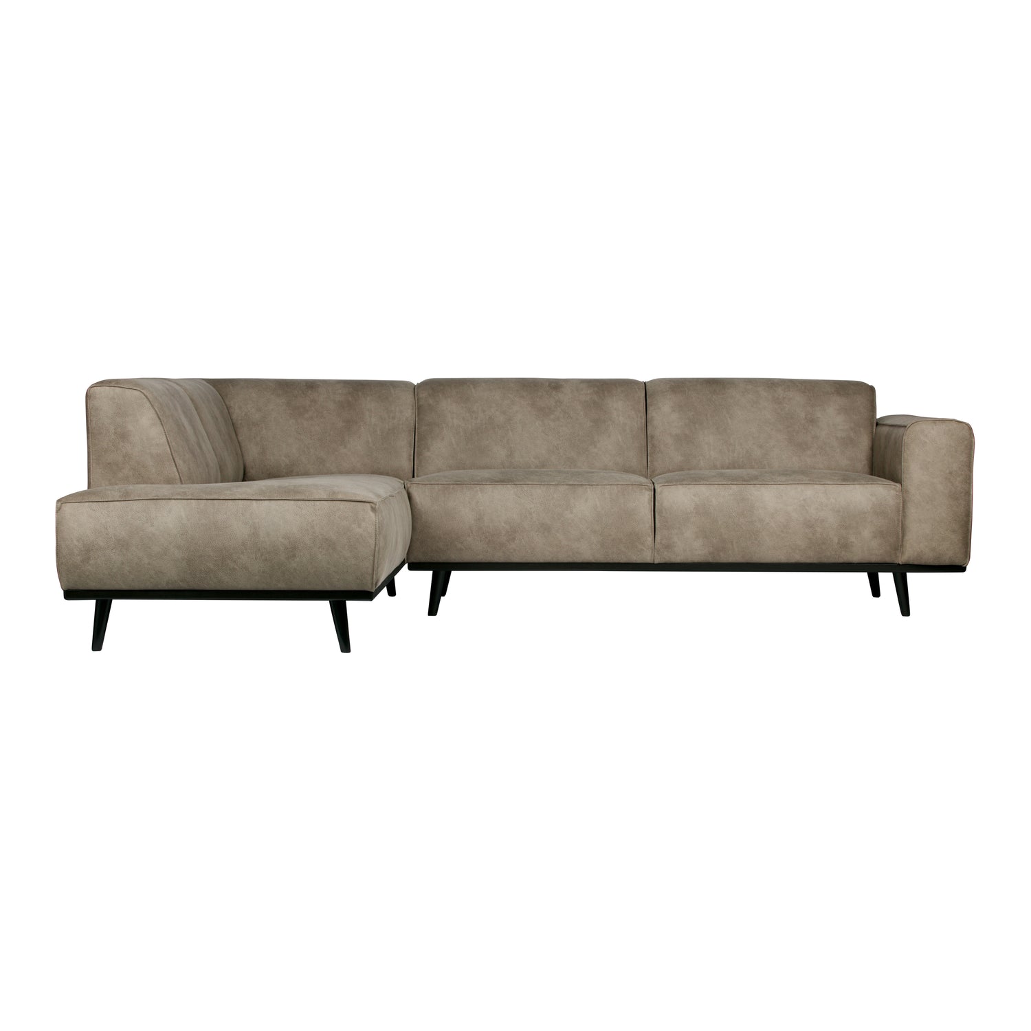 WOOOD Statement Hoekbank Links - Eco-leder - Elephant